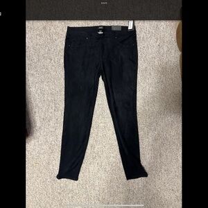 Faux suede black pants.  New with tags.